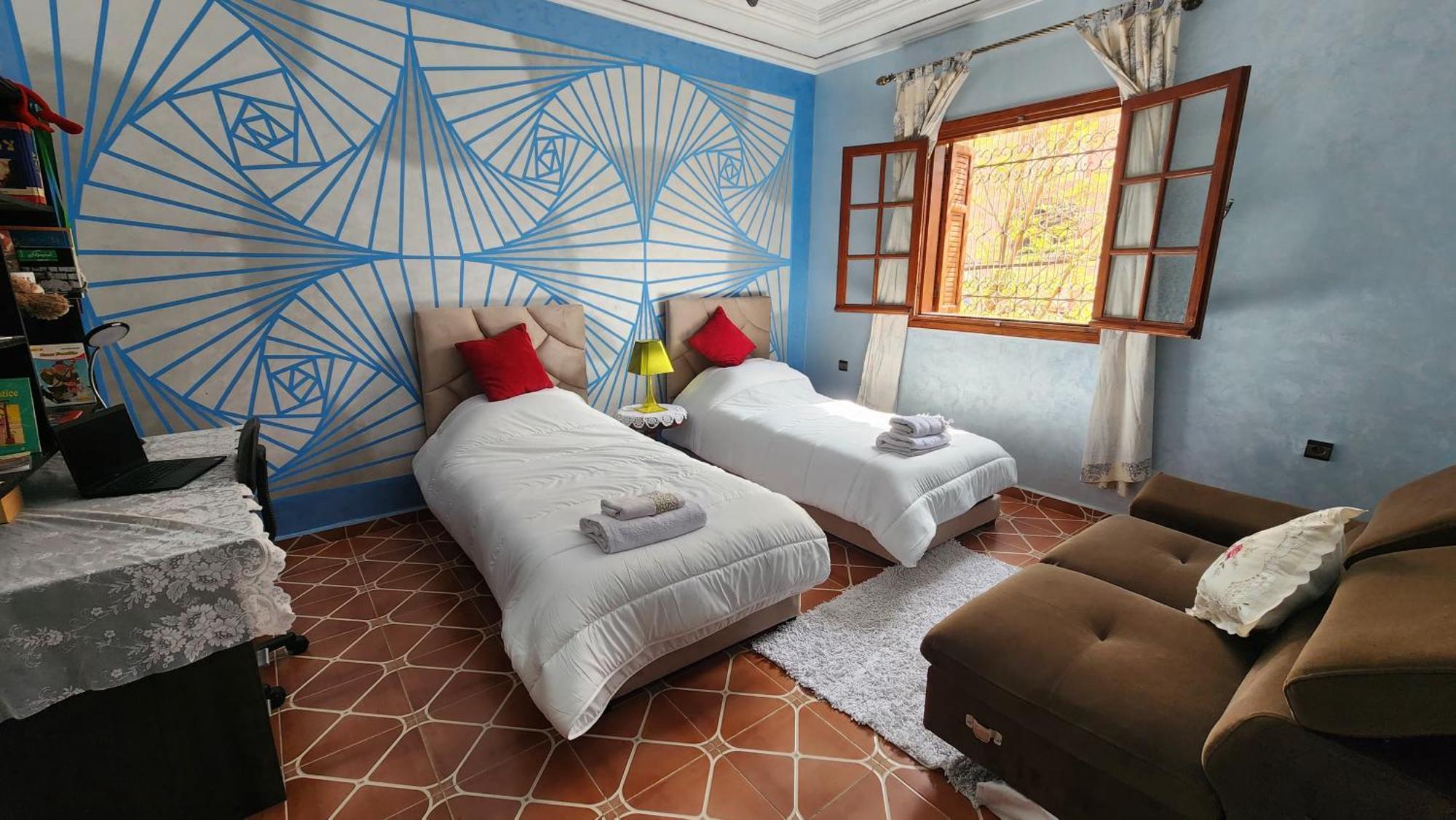Appartement Riad 5Min A Pied De L'Aeroport 马拉喀什 外观 照片